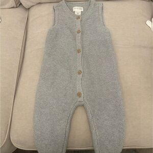 Carter's Gray Knit Romper